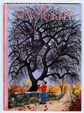 Load image into Gallery viewer, New Yorker magazine November 5 1955 fall autumn apple tree W.S. Merwin VFNM