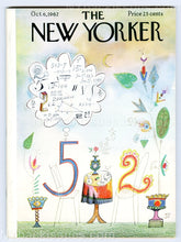 Load image into Gallery viewer, New Yorker magazine October 6 1962 Saul Steinberg Edna O'Brien FINE