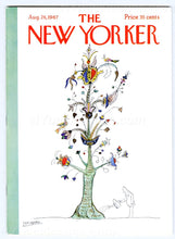 Load image into Gallery viewer, New Yorker magazine August 26 1967 Saul Steinberg Calvin Tomkins Ted Hood VF