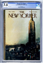 Load image into Gallery viewer, New Yorker magazine March 3 1962 Empire State Building CGC 7.5 VF- gorgeous