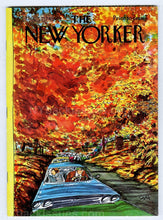 Load image into Gallery viewer, New Yorker magazine October 7 1974 fall foliage Robert Hemenway Gordon Cotler NM