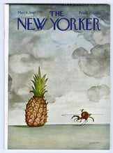 Load image into Gallery viewer, New Yorker magazine March 4 1967 Saul Steinberg pineapple Shirley Hazzard Gilbert Rogin VF