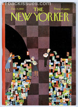 Load image into Gallery viewer, New Yorker magazine December 11 1965 Christmas card designs cov NEAR MINT