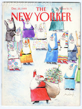 Load image into Gallery viewer, New Yorker magazine December 25 1989 colorful Santa Xmas complete NM no label or UPC code