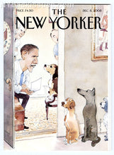 Load image into Gallery viewer, New Yorker magazine December 8 2008 Obama dog auditions complete NM no label or UPC code