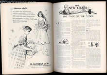 Load image into Gallery viewer, New Yorker magazine March 31 1956 Christina Malman women hat shopping NEAR MINT