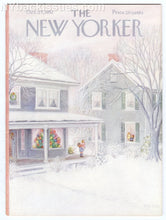 Load image into Gallery viewer, New Yorker magazine December 27 1952 Charles Addams Family Xmas Saul Bellow