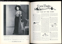 Load image into Gallery viewer, New Yorker magazine November 6 1937 John Cheever Victoria Lincoln Charles Addams