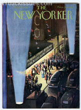 Load image into Gallery viewer, New Yorker magazine September 26 1953 movie premiere theatre searchlight VERY FINE