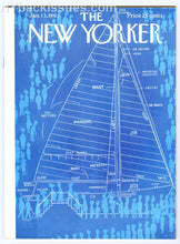 Load image into Gallery viewer, New Yorker magazine January 13 1962 sail boat sailboat yacht blueprint John O'Hara VERY FINE