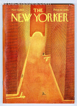 Load image into Gallery viewer, New Yorker magazine November 16 1968 Jean Michel Folon Jorge Luis Borges