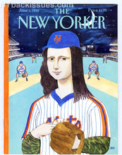 Load image into Gallery viewer, New Yorker magazine June 3 1991 Mona Lisa woman baseball pitcher Cynthia Zarin