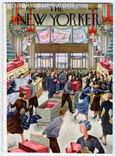 Load image into Gallery viewer, New Yorker magazine December 10 1949 Charles Addams Family Morticia Pugsley Vladimir Nabokov