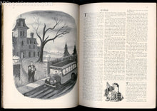 Load image into Gallery viewer, New Yorker magazine September 29 1951 Charles Addams Family mansion Lurch Pugsley