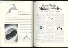 Load image into Gallery viewer, New Yorker magazine November 4 1933 John Collier Arthur Kober W.E. Farbstein