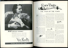 Load image into Gallery viewer, New Yorker magazine February 29, 1936 Gibbs Wolcott Jerome Weidman VERY GOOD
