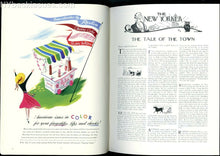 Load image into Gallery viewer, New Yorker magazine April 12 1941 woman artist painting Easter eggs VERY FINE