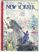 Load image into Gallery viewer, New Yorker magazine December 18 1943 father son Christmas shopping VERY FINE