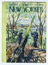Load image into Gallery viewer, New Yorker magazine May 8 1943 camouflaging giant WWII gun Alan Dunn FINE