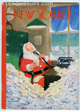 Load image into Gallery viewer, New Yorker magazine December 11 1948 Santa Claus dictating Christmas FINE