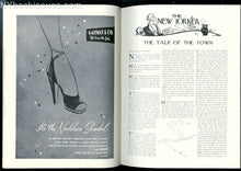 Load image into Gallery viewer, New Yorker magazine January 19 1946 exotic fish glass bottom boat NEAR MINT