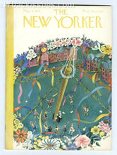 Load image into Gallery viewer, New Yorker magazine May 3 1941 maypole may pole flowers girls Karasz FINE