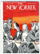 Load image into Gallery viewer, New Yorker magazine January 4 1944 Peter Arno New Year's Eve party NEAR MINT