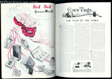 Load image into Gallery viewer, New Yorker magazine December 5 1942 actor backstage makeup NEAR MINT