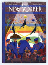 Load image into Gallery viewer, New Yorker magazine April 19 1941 circus seal sea lion performing FINE