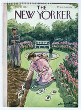 Load image into Gallery viewer, New Yorker magazine May 16 1942 rich woman gardening garden VERY FINE