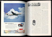 Load image into Gallery viewer, New Yorker magazine February 28 1953 skiing toboggan run winter ski area NM