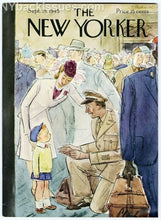 Load image into Gallery viewer, New Yorker magazine September 29 1945 soldier returns to unknown son VERY FINE