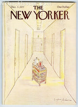 Load image into Gallery viewer, New Yorker magazine December 5 1977 Backgammon Paul Magriel vs George Plimpton at 21 club