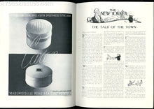 Load image into Gallery viewer, New Yorker magazine January 7 1939 James Thurber E.J. Kahn Jr Ogden Nash