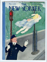 Load image into Gallery viewer, New Yorker magazine May 1 1943 Spring nymph scattering flowers NYC VERY FINE