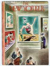 Load image into Gallery viewer, New Yorker magazine January 9 1937 complete w/ cool surrealist gallery cover VF