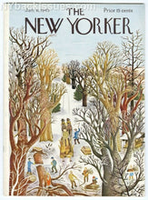 Load image into Gallery viewer, New Yorker magazine January 6 1945 W. Somerset Maugham horse sleigh NEAR MINT