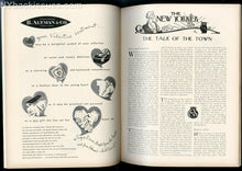 Load image into Gallery viewer, New Yorker magazine February 6 1954 winter night train station homes NEAR MINT