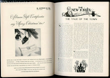 Load image into Gallery viewer, New Yorker magazine December 17 1949 Christmas Santa suit pressing NEAR MINT
