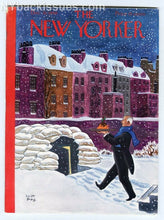 Load image into Gallery viewer, New Yorker magazine December 21 1940 London air raid shelter Christmas FINE
