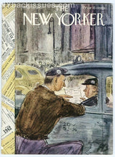 Load image into Gallery viewer, New Yorker magazine March 13 1943 Charles Addams Family Morticia Lurch