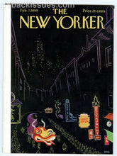 Load image into Gallery viewer, New Yorker magazine February 7 1959 Chinese New Year dragon Chinatown VERY FINE
