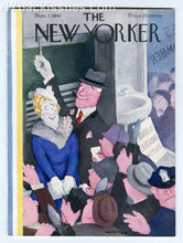Load image into Gallery viewer, New Yorker magazine November 1 1941 election voting Will Cotton NEAR MINT