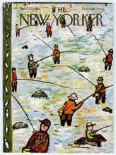 Load image into Gallery viewer, New Yorker magazine April 23 1955 fishing Vladimir Nabokov Pnin Alastair Reid