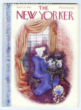 Load image into Gallery viewer, New Yorker magazine April 12 1941 woman artist painting Easter eggs VERY FINE