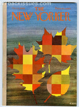 Load image into Gallery viewer, New Yorker magazine October 11 1969 fall leaves Hannah Green John Updike VFNM