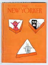 Load image into Gallery viewer, New Yorker magazine November 2 1981 Halloween pumpkin devil robot costume