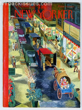 Load image into Gallery viewer, New Yorker magazine December 15 1956 Christmas New York City evening NEAR MINT
