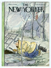 Load image into Gallery viewer, New Yorker magazine March 27 1943 winter garden Scottish terrier Katharine Brush