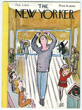 Load image into Gallery viewer, New Yorker magazine February 3 1945 ballet dancer male teacher kids NEAR MINT